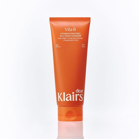 DearKlairs Jelly Cleanser Korean Hydrating Low-pH Face Wash, 5.07 Fl Oz