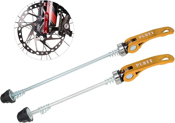 PLATT Bike Wheel Hub Skewers MTB Quick Release Skewers Front and Rear Axle Fit for Road Bike,Mountain Bike,BMX
