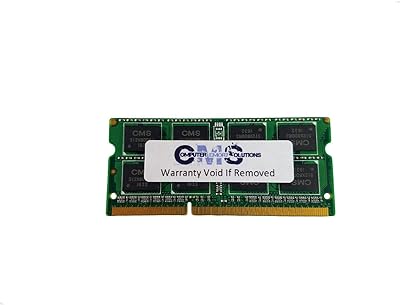 CMS 4GB 1X4GB DDR3 12800 1600MHz Non ECC SODIMM Memory Ram Compatible with Dell Latitude E7450 - A25