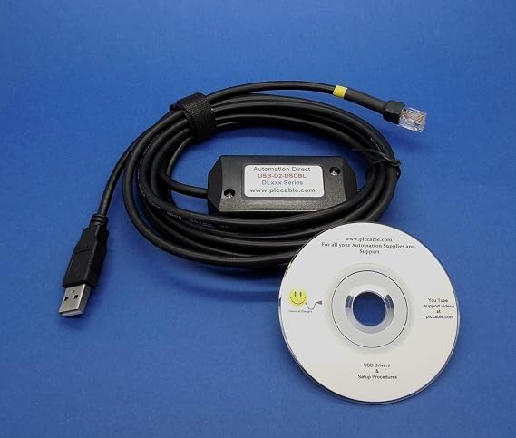 PLC Cables, Inc - Aftermarket Automation Direct Koyo USB D2-DSCBL and Click PLC's