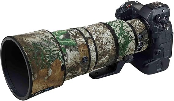 ROLANPRO Waterproof Lens Camouflage Cover for Nikon Z 400 F/4.5 VR S Camouflage Rain Cover Lens Protective Sleeve #27