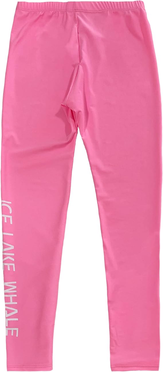 M2C Unisex Kids Swim Pants Swim Tights Leggings UPF 50+ Sun Protection Rash Guard
