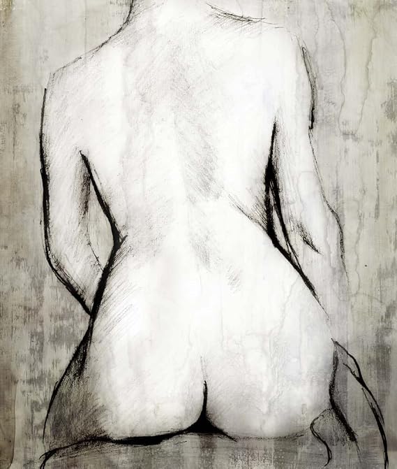Nude Back by Posters International Studio Art Print, 17 x 20 inches