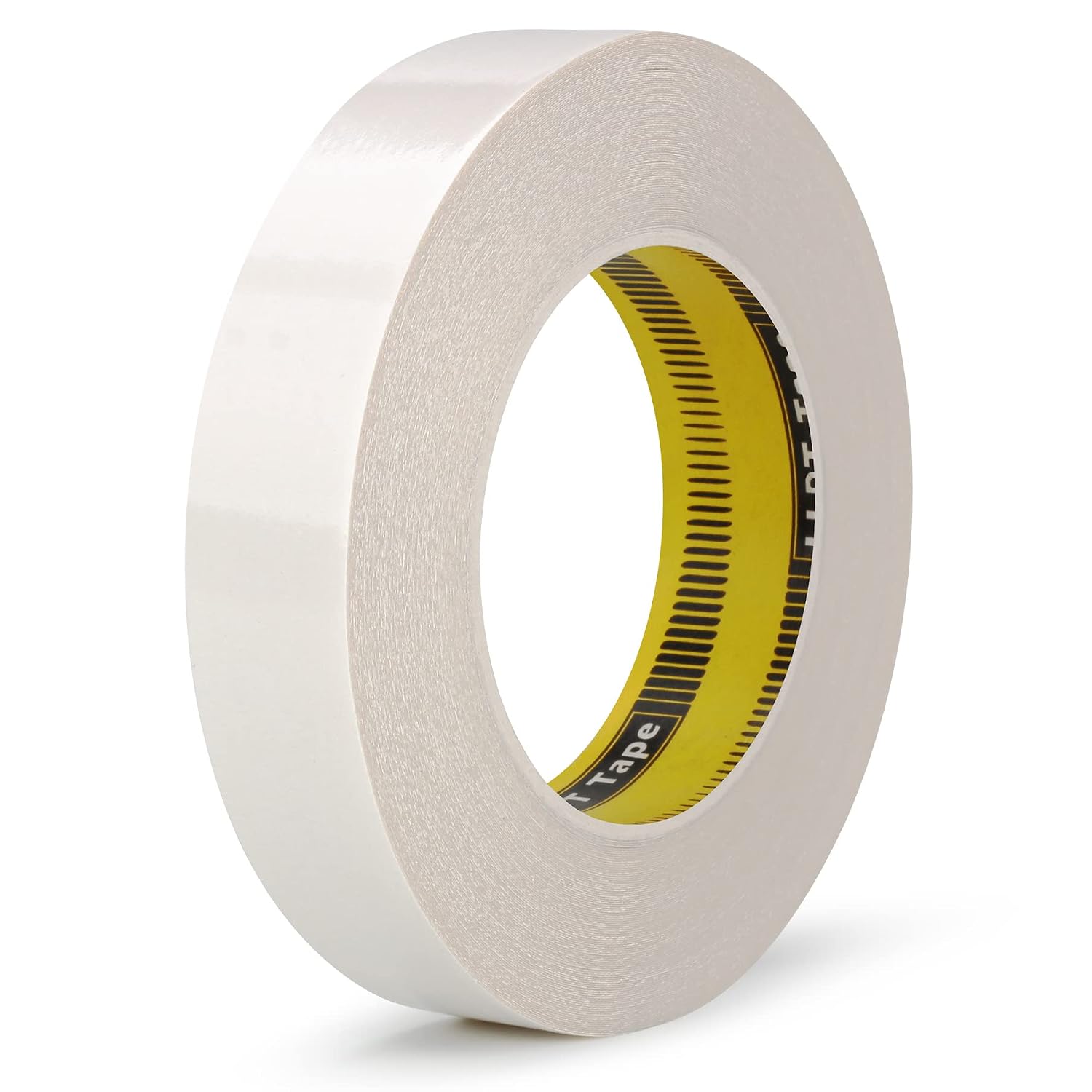 LLPT Double Sided Woodworking Tape 1” x 36 Yards Easy Tear Translucent Strong Adhesive for CNC Machining Wood Templates Craft Paper Backing Removable WP106