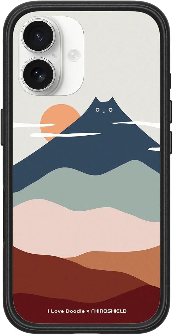 RhinoShield Mod NX Modular Phone Case for iPhone 16 | ilovedoodle (Lim Heng Swee) Bumper Case with Backplate, Modular 2 Way Design, Military Grade Drop Protection