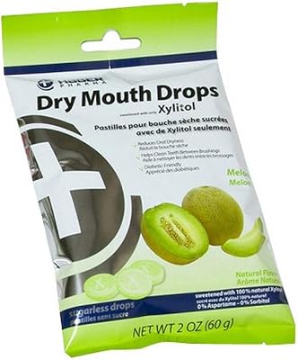 Hager Pharma Dry Mouth Drops, Melon, 2 Ounce
