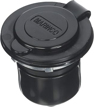 Marinco 150BBI-TM Bass Boat Inlet, 15A 125V, Rear Mount