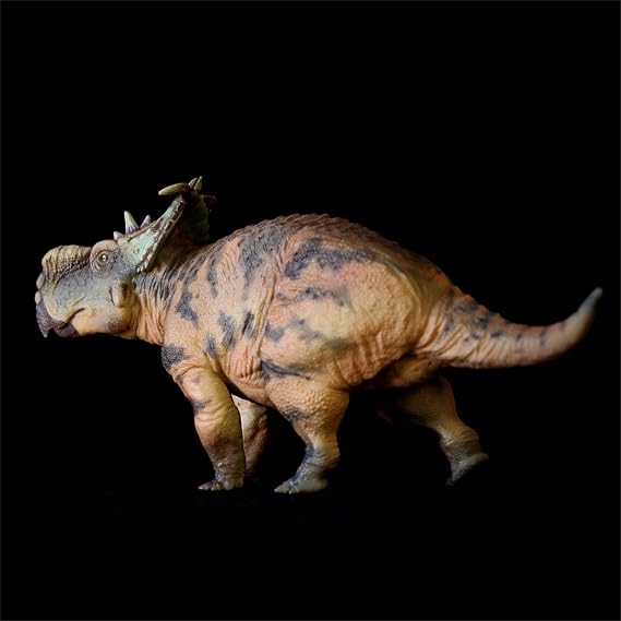 BACALYSO | HAOLONGGOOD 1/35 Size Pachilinosaurus Grade 7.1 inches 18 cm Grtoys PVC CE Certified, Painted, Horndragon, Herbivorous Dinosaur Figure, Realistic Model, Desktop Plastic Model, Toy,