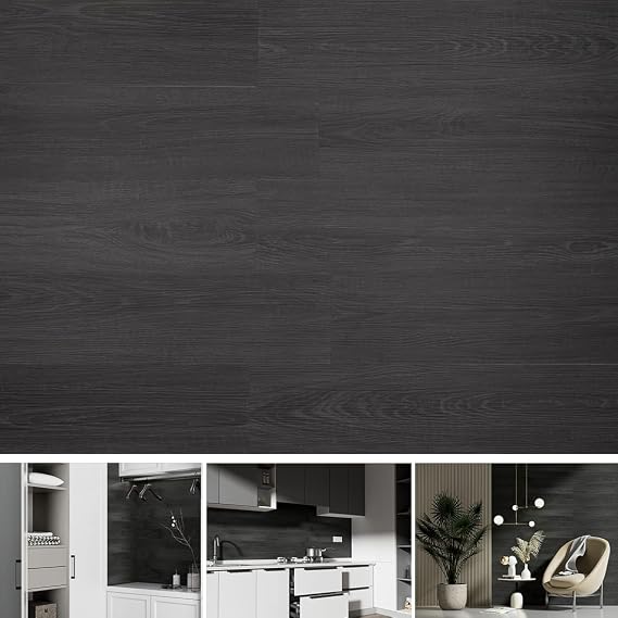 SINGULARWOOD Wall Panels,Peel&Stick Installation Vinyl Planks for Walls