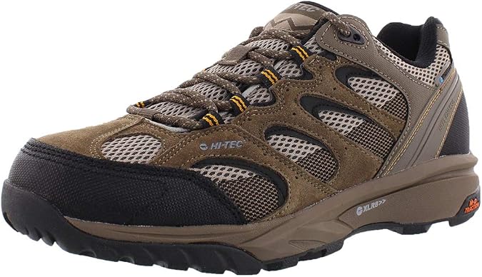 HI-TEC Trail Blazer Low Wp Mens Shoe Size 9, Color: Black/Tan/Yellow