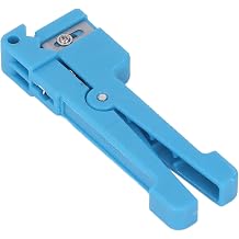 Fiber Optic Cutter Tool, 3.2‑5.6mm (0.13‑0.22In) Coaxial Cable Stripping Cutter Tool, Rebound Spring Design for Indoor Bundle Fiber Optic Cable, Outer Skin Ribbon Fiber Optic Cable