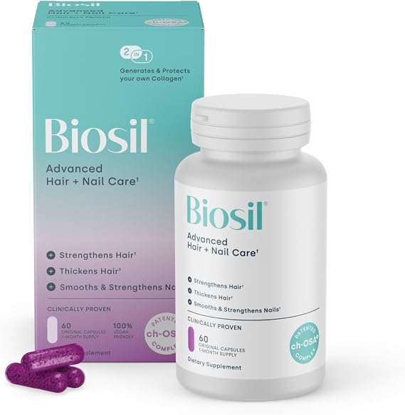 Biosil Advanced Hair + Nail Care - 60 Capsules