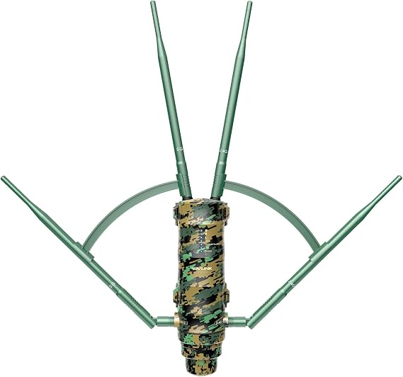 WAVLINK Outdoor WiFi Extender AC1200 Wireless Access Point with Active POE, High Power Dual Band 2.4G+5G Weatherproof Outdoor WiFi Repeater WiFi Range Extender,Mesh Extender 4x7dBi Omni Antennas