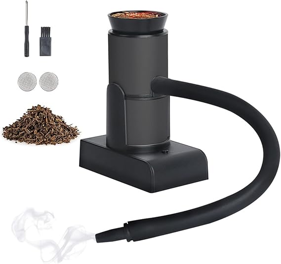 Smoker, Smoking Gun, Easy, Smoked Flavor, Cold Smoker, Vertical Type, Compact, Smoker, Camping, Smoker, Camping, Outdoors, Includes Smoke Chip Included with a Maintenance Kit, For Household Use,