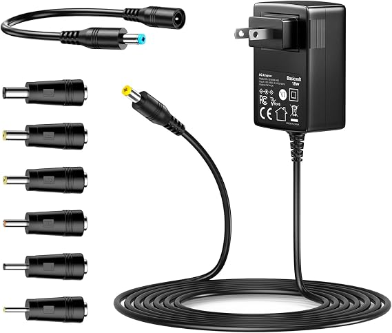 9V 2A Power Supply DC 9V Power Charger Cord Universal AC Adapter