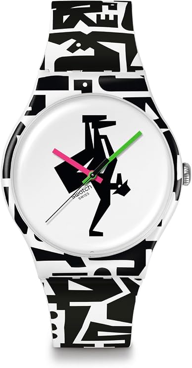 Swatch New Gent Biosourced Unisex Watch Casual Polymer White Quartz Waterproof Freeze Time