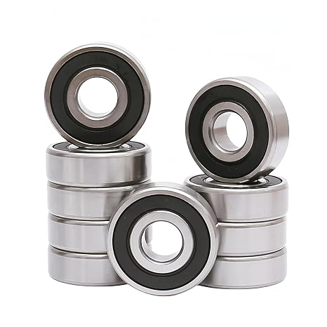 DEEG 10 PCS 6304-2RS 20x52x15mm Ball Bearing Double Rubber Seal