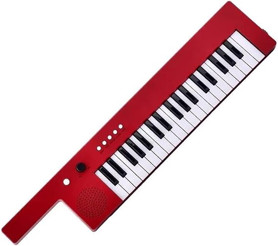 Professional 37 Keys Musical Keyboard Synthesizer Portable Electronic Piano Red