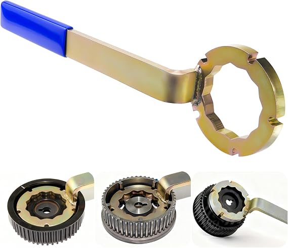 STD Intake/Exhaust Cam Sprocket Wrench Tool for Subaru Impreza WRX STI, Forester XT, Legacy GT, Outback XT, Saab 9-2X, Baja Spline Camshaft Pulley Holder 2 in 1