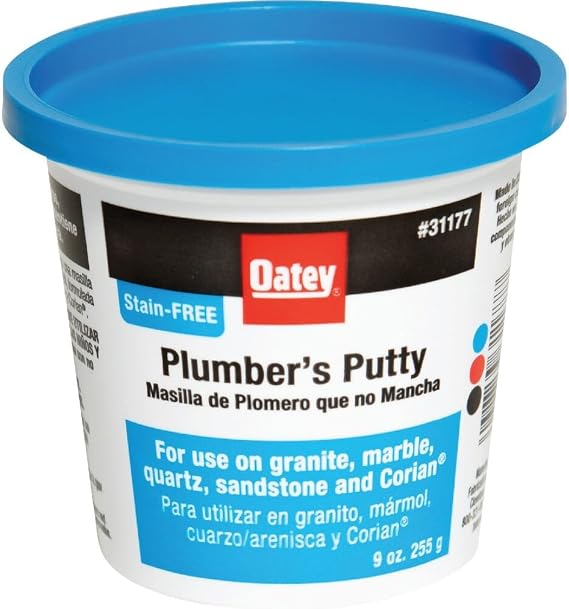 Oatey 31177 Plumbers Putty, 9 oz, White