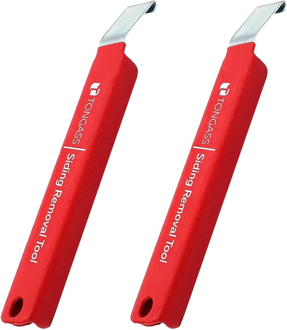 TonGass 7 Inches Vinyl Siding Removal Tool with Extra Long Handle