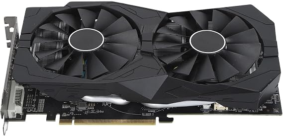 AMD Radeon RX 580 8GB GDDR5 Grafikkarte 256-Bit 2048SP PC-Gaming-Grafikkarte mit PCI Express 3.0 X16 3×DisplayPort 1×DVI 1×HD-Multimedia-Schnittstelle für Desktop Computer