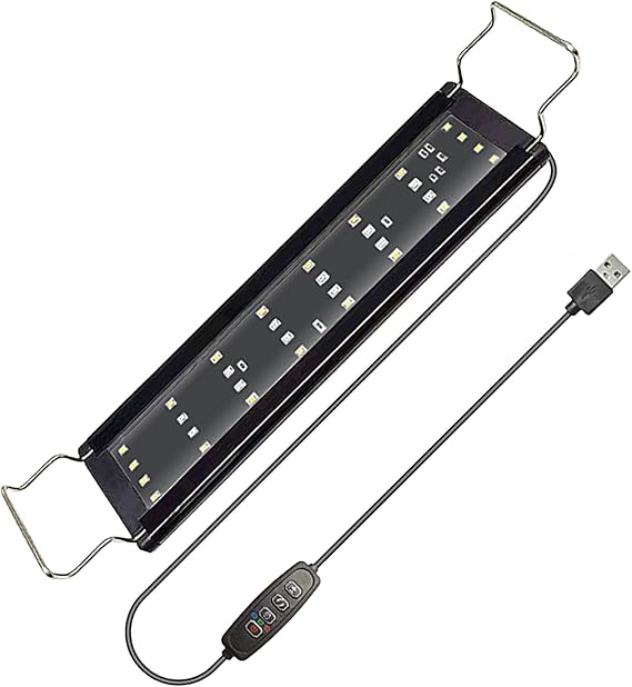 Fish Tank LED Light Decorative Adjustable 10-Level Brightness Fish Tank