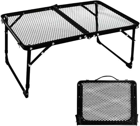 Foldable Camping Table - Small, Portable, Adjustable, Picnic & Beach Table