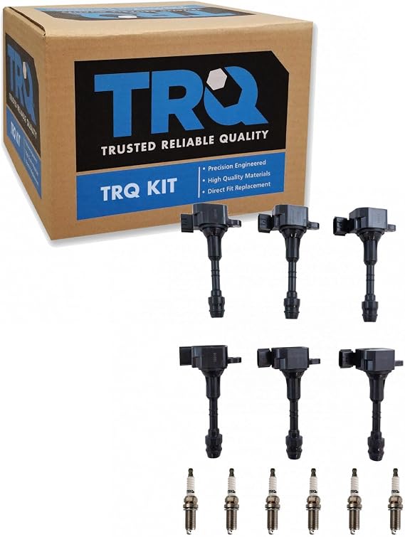 TRQ Ignition Coil and Spark Plug Kit 12 Piece