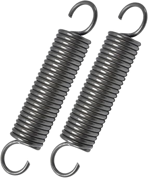 Dual Hook Tension Spring stainless steel spring 2 Pcs Dual Hook Tension Spring, 1.6 x 20 x 100mm, Wire Diameter 1.6mm, OD 20mm, Free Length 100mm, Spring Steel, S-Shaped Double Hook Spring(1.6 x 20