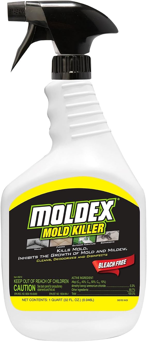 Moldex Mold Killer, Cleans, Deodorizes, Disinfects, 32 oz