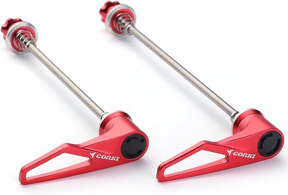 corki Upgraded Quick Release Skewer Set Titanium for Road Bike MTB Bike