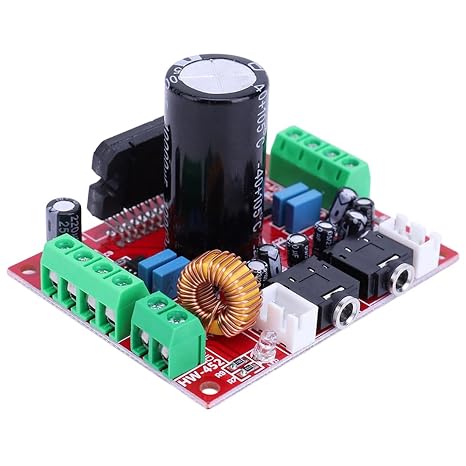 Digital Amplifier Board TDA7850 4 Channel DC 12V Audio Amplifier Board with BA3121 Noise Reduction for Car Stereo