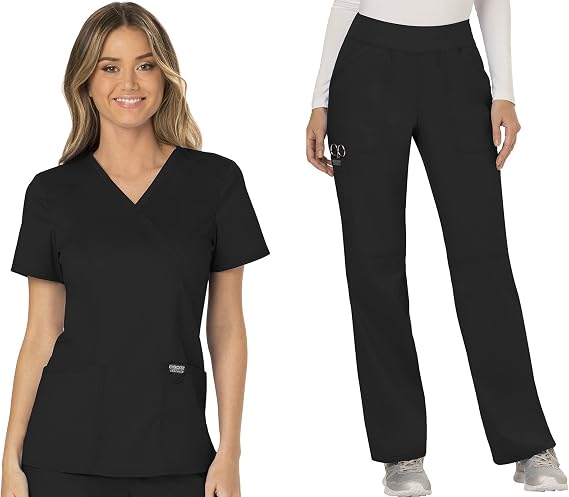 Cherokee WW Revolution Scrub Set for Women Classic Fit Top & Pant