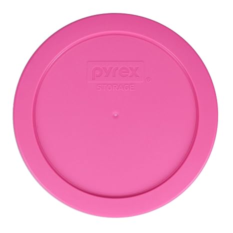 Pyrex 7201-PC 4-Cup Berry Pink Storage Lid for Glass Bowls - Made in USA | BPA-Free Plastic | Freezer Safe | Top-Rack Dishwasher Friendly | Snug Leak-Resistant Seal | Resists Staining And Odors