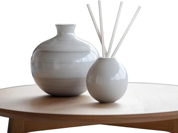 JW Marriott Subtle Sophistication Scent Sticks - Luxury Hotel Fragrance Collection - Citrus, Sweet Cyclamen, Amber - Pack of 5 Diffuser Sticks - Vase not Included - 9 inches
