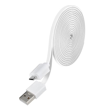 10ft Power Charge Cable Compatible with Ring Indoor Cam(2nd Gen)