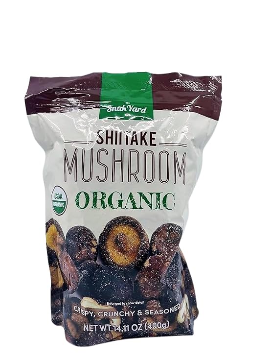 Shiitake Mushroom Organic Crisps, 14.11 Ounces, Resealable Bag