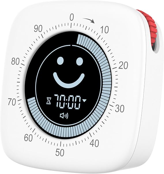 NPO NPT26XB Kitchen,Lesson,99:59min Digital Alarm Stopwatch for Food,Pomodoro Student Motivation Clock