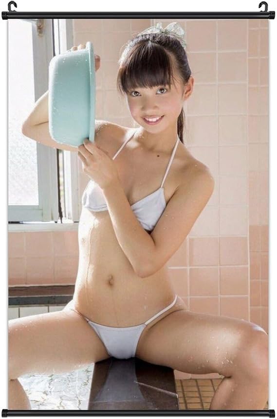 Rei Kuromiya 97 Art Poster Decor Painting Canvas Mural Home Bedroom Decoration Bikini Poster Painting with Black Axis Prints Home Decor 16"x24"
