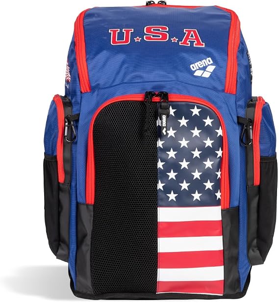 ARENA Team 45 Team 45 Backpack 45 Swimming Athlete Sports Gym Backpack Large Training Gear Equipment Swimming Bag for Men and Women 45 Liters