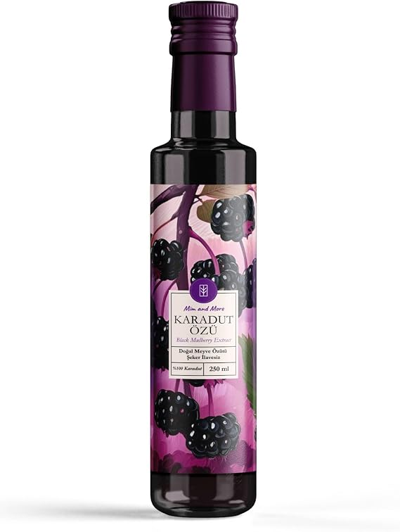 Black Mulberry Extract - 100% Natural, Additive-Free, Sugar-Free, 250 ml