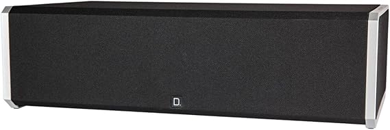 Definitive Technology CS-9040 Center Channel Speaker, Built-in 8" Bass Radiator for Home Theater, High Performance, Premium Sound Quality, Single, Black