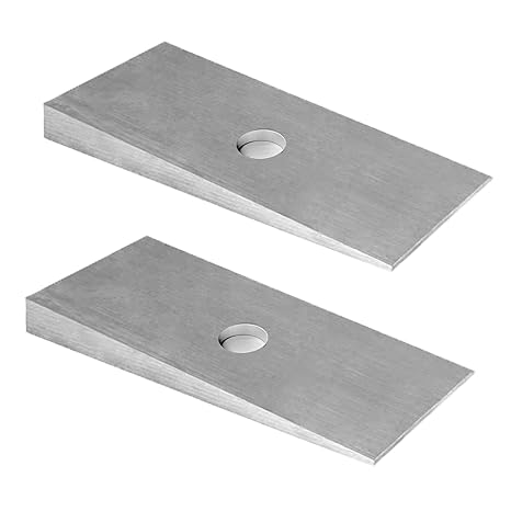 2.5Steel Degree Shims - Universal Suspension Axle Shims,Set of 2,Silver
