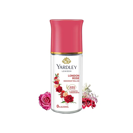 Yardley London Rose Deodorant Roll-On 50ml