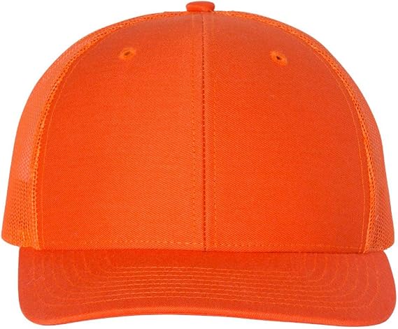 Richardson Snapback Trucker Cap Adjustable Orange