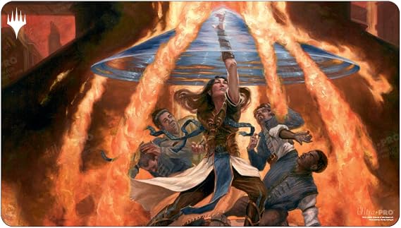 Ultra PRO - Commander Masters Card Playmat for Magic: The Gathering ft. Fierce Guardianship, Protect Your Gaming and Collectible Cards During Gameplay, Use as Oversized Mouse Pad, Desk Mat