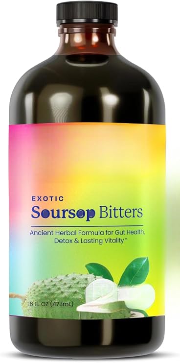 Soursop Bitters - Supports Digestive Health and Immune Function, Gluten-Free