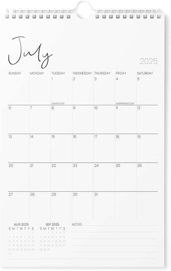 Karto Wall Calendar 2025-2026 11x17 in - Cursive