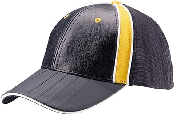 G Men's Low Profile Leather Feel Fitted Flex Cap